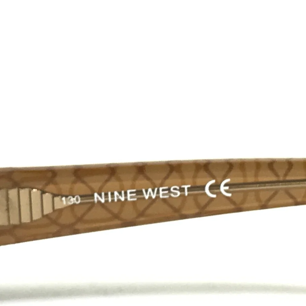Nine West Eyeglasses Frames NW415 0W44 Brown Gold Rectangular 51-16-130